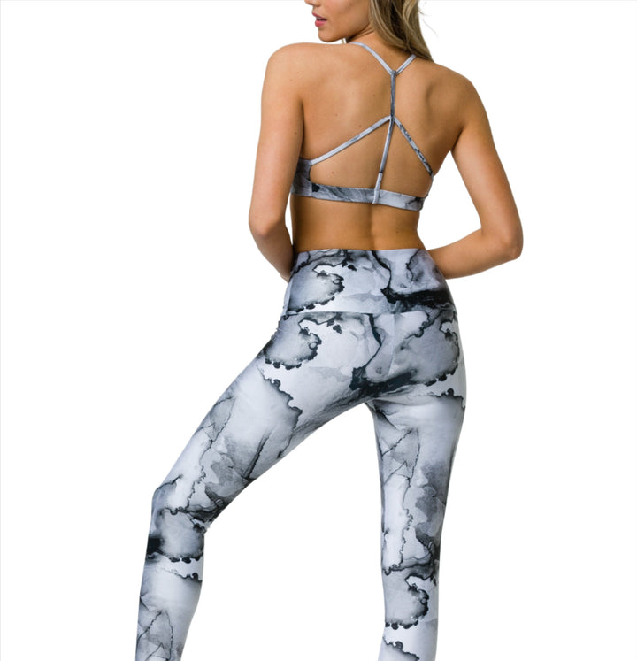 Onzie Flow Pyramid Bra 3058 - Ink - rear view