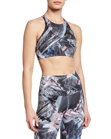 Onzie Flow Heart Bra 3082 - Science Fiction - front view