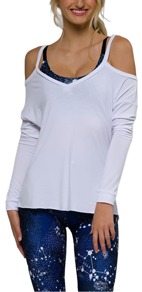 Onzie Flow Bomber Jacket 615 - white - front alt  view