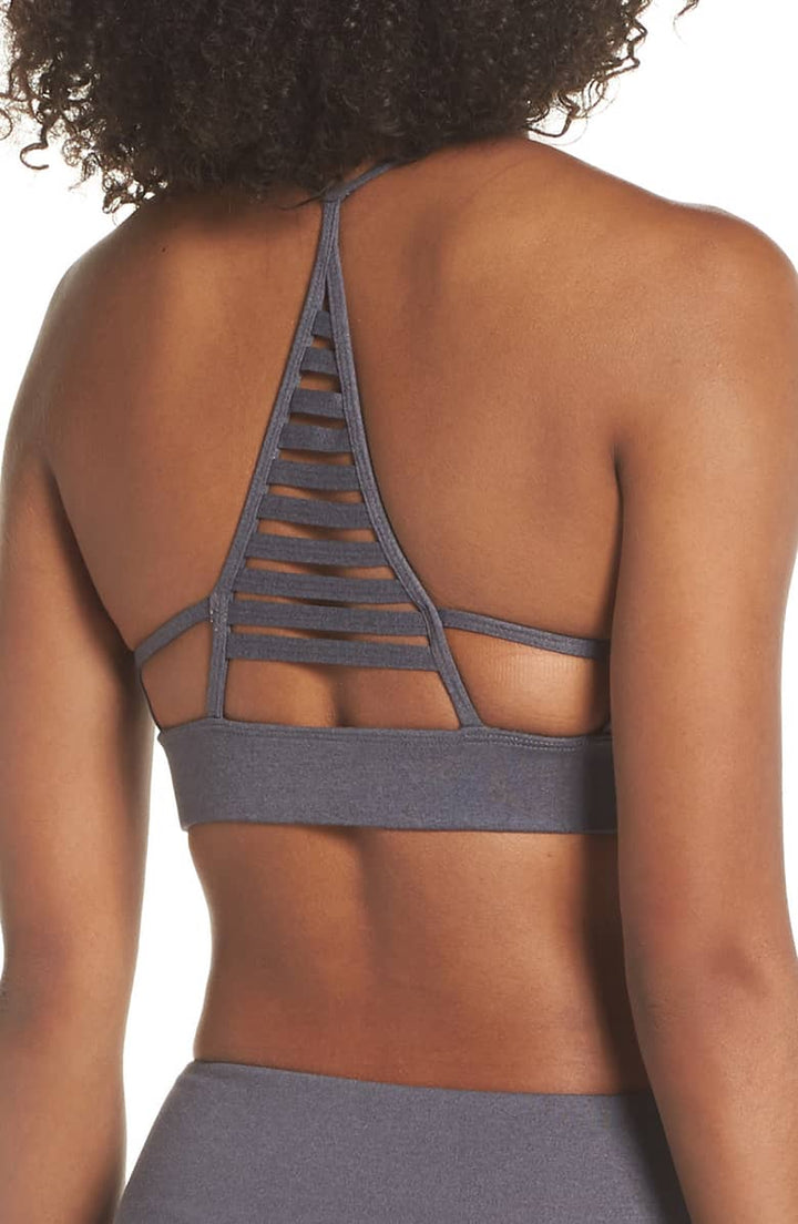 Onzie Flow Elevate Bra 3097 - Graphite Majestic - rear view