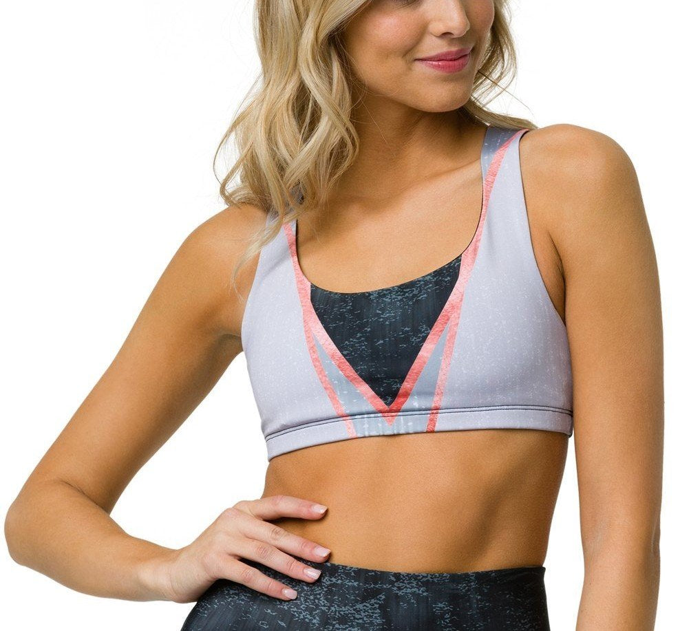 Onzie Hot Yoga Mudra Bra 3098 - Marvel - front view