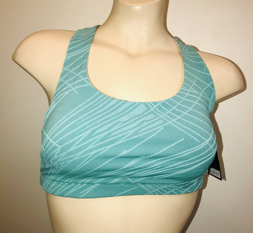 Onzie Hot Yoga Mudra Bra 3098 - mint selenite - front view
