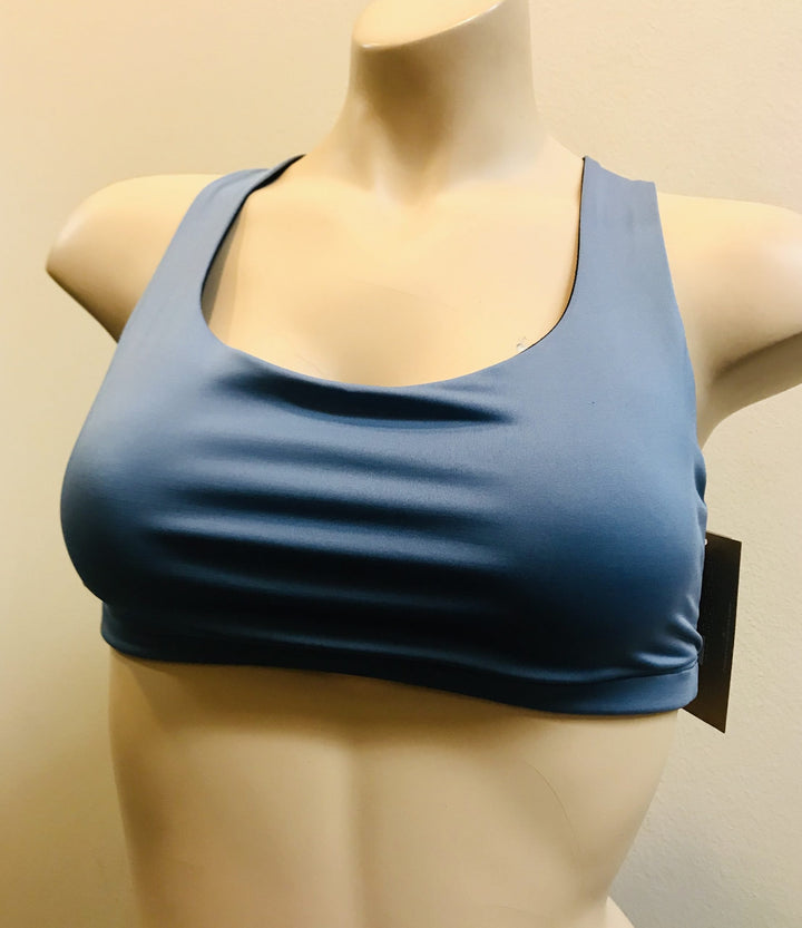Onzie Hot Yoga Mudra Bra 3098 - Pewter - front view