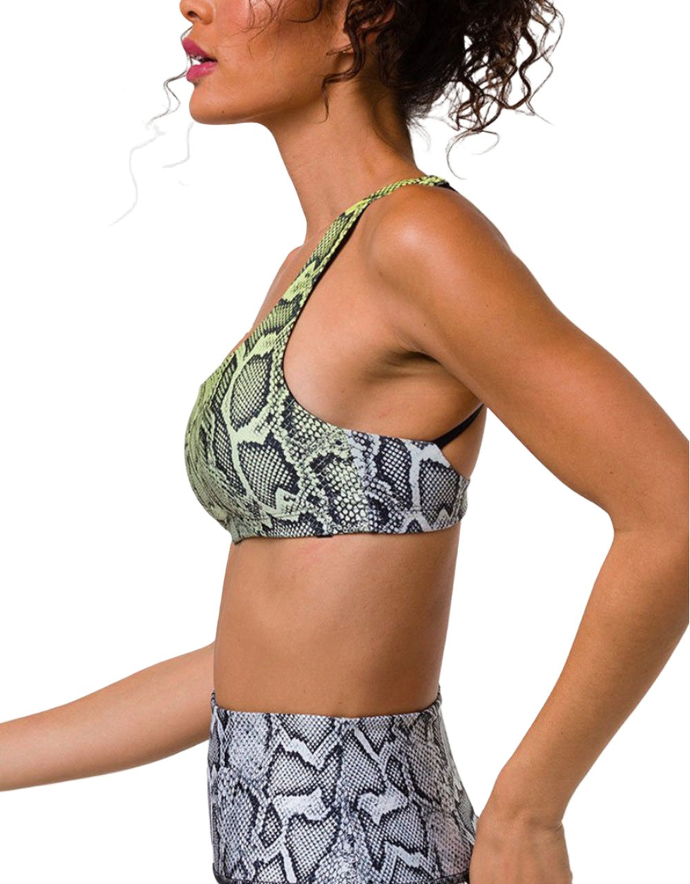 Onzie Hot Yoga Mudra Bra 3098 - Vixen  -  side view