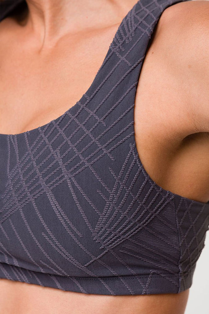 Onzie Hot Yoga Mudra Bra 3098 Selenite - Concorde Selenite