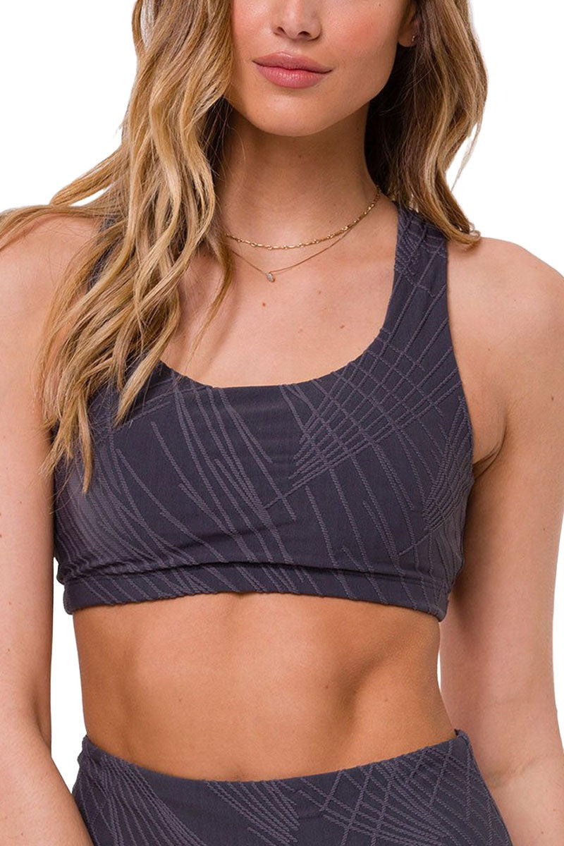 Onzie Hot Yoga Mudra Bra 3098 Selenite - Concorde Selenite