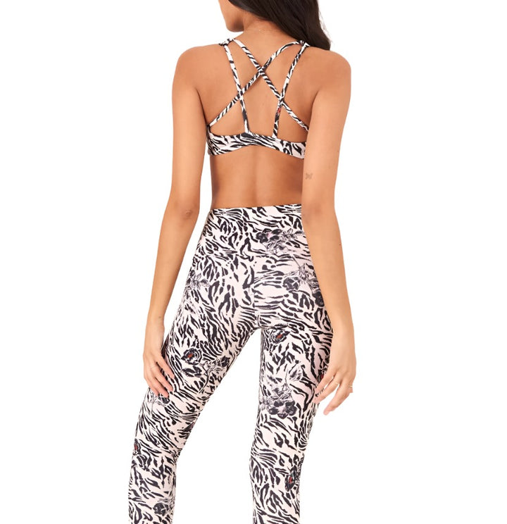 Onzie Hot Yoga Mudra Bra 3098 - High Horse - Back Full View