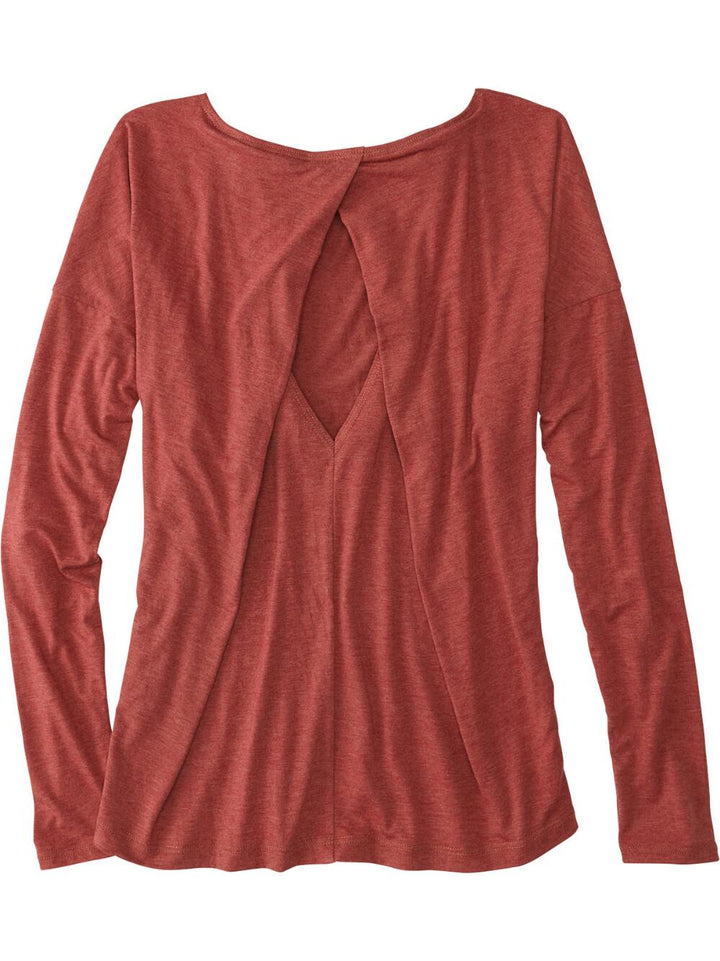 Onzie Hot Yoga Diamond Back Top 3129  -  Mars -  rear view