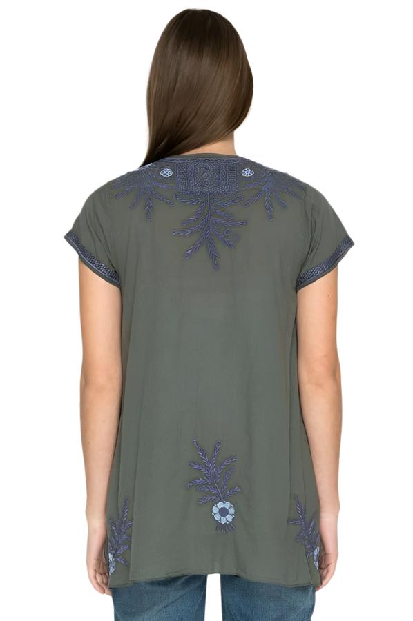 Johnny Was Lila Jo Drape top - Back View