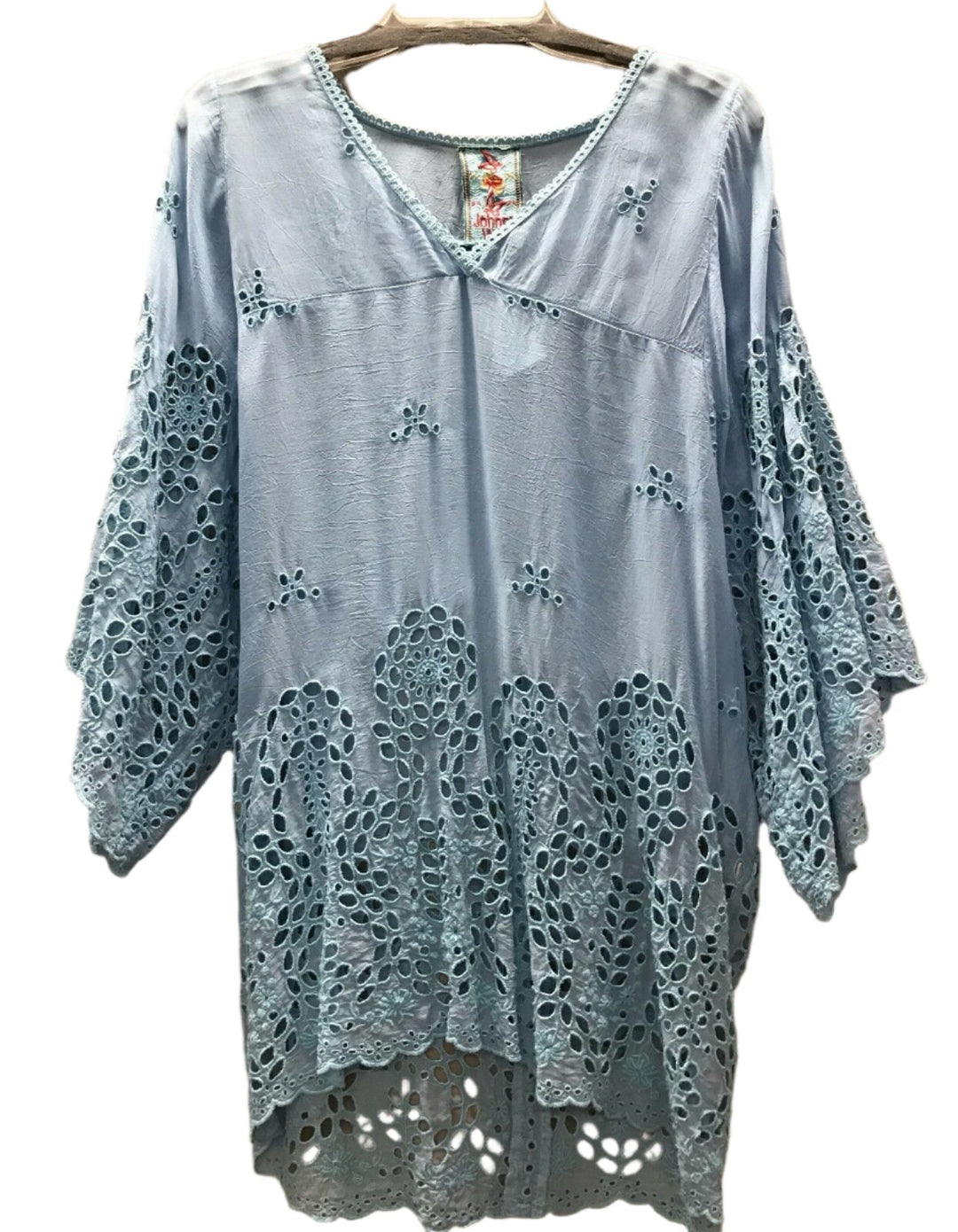 Johnny Was AVY OVERSIZED Tunic - Blue - front view