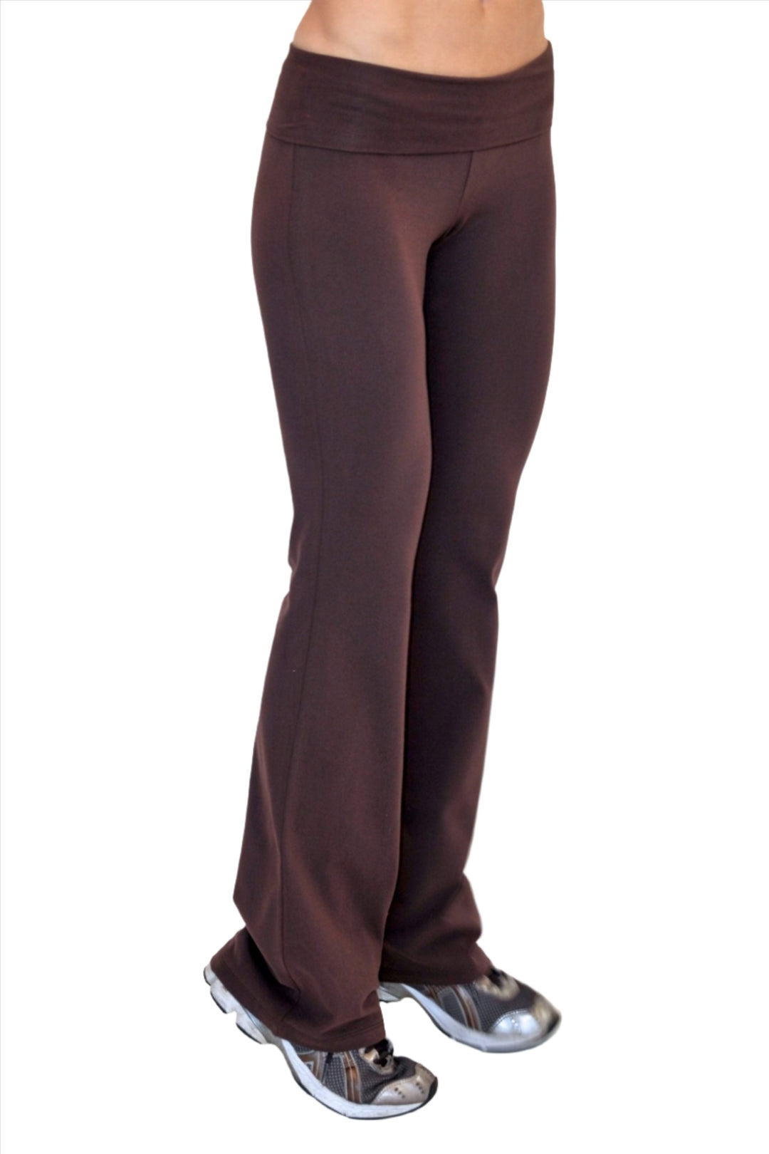 One Step Ahead Roll Down Bootcut Pant 20121 -  black - front view