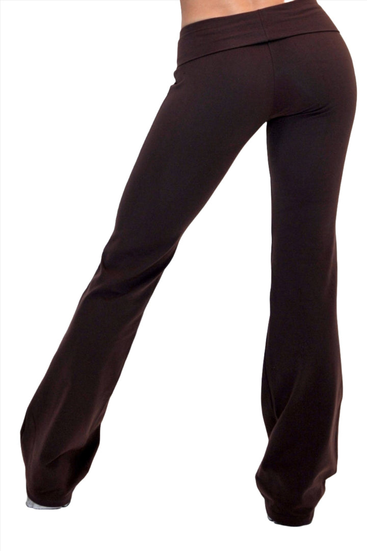 One Step Ahead Roll Down Bootcut Pant 20121 -  black -  rear view