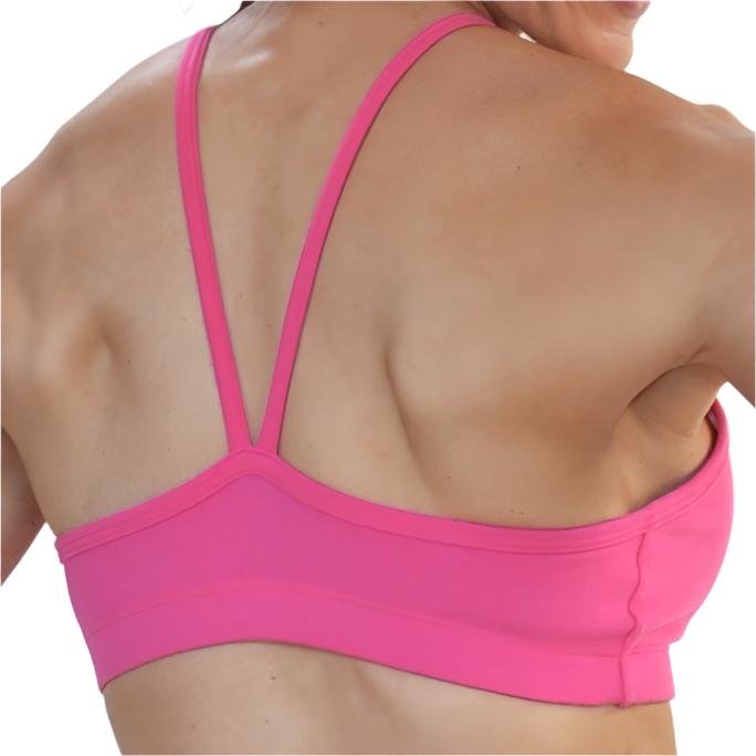 One Step Ahead V front Cami Bra 225 - Fuschia  - rear view