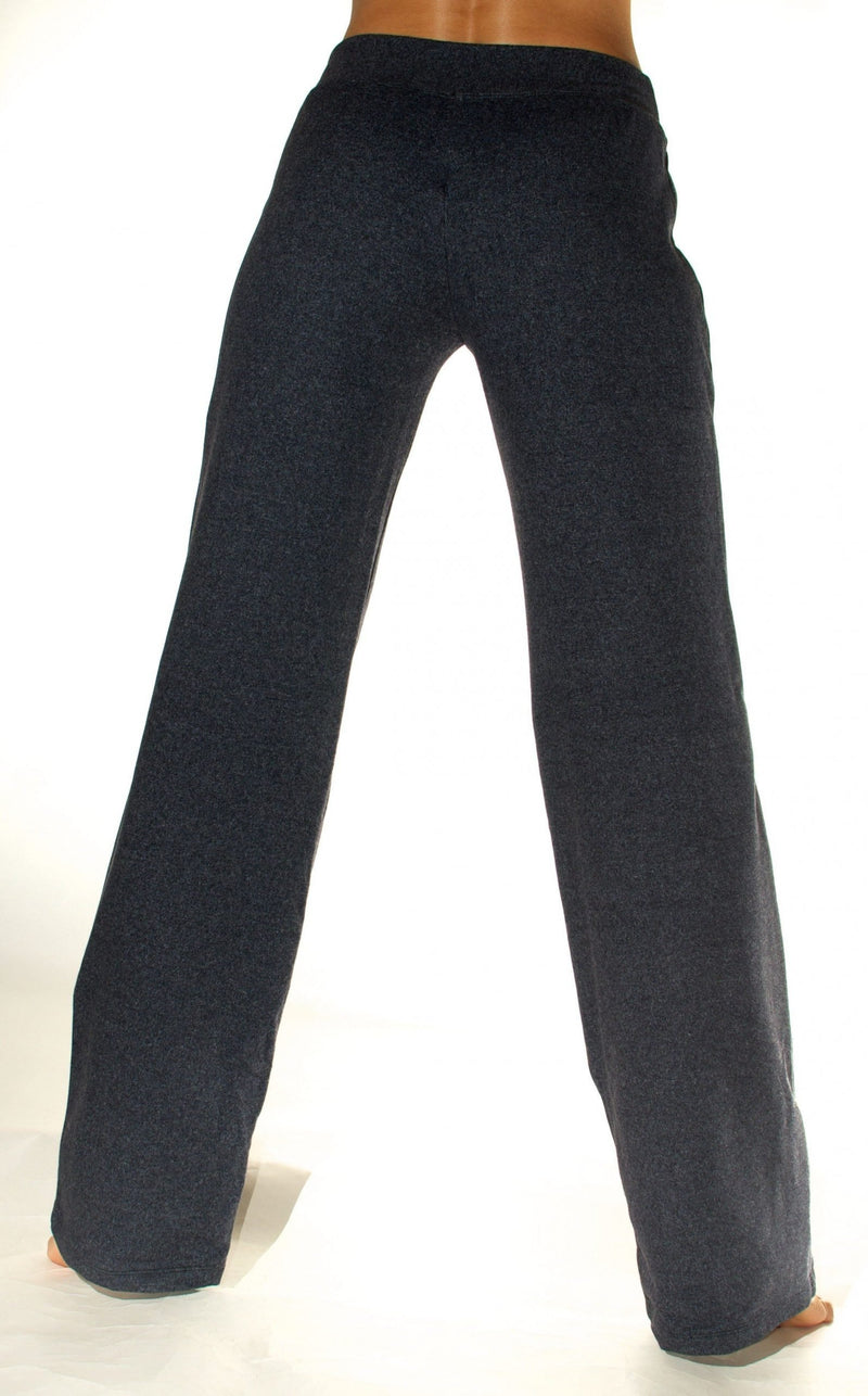 One Step Ahead Loose Drawstring Pant 248  - Charcoal  - rear view