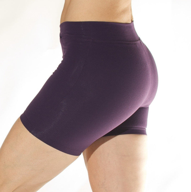 One Step Ahead V Front Shorts 208V - Eggplant  - side view