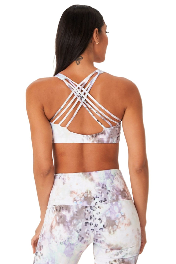 Onzie Hot Yoga Chic Bra 354 - Animal Quartz - Back View