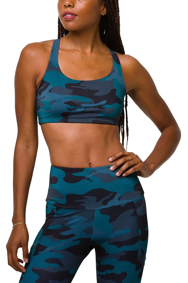 Onzie Hot Yoga Chic Bra 354 - Disguised - Front View