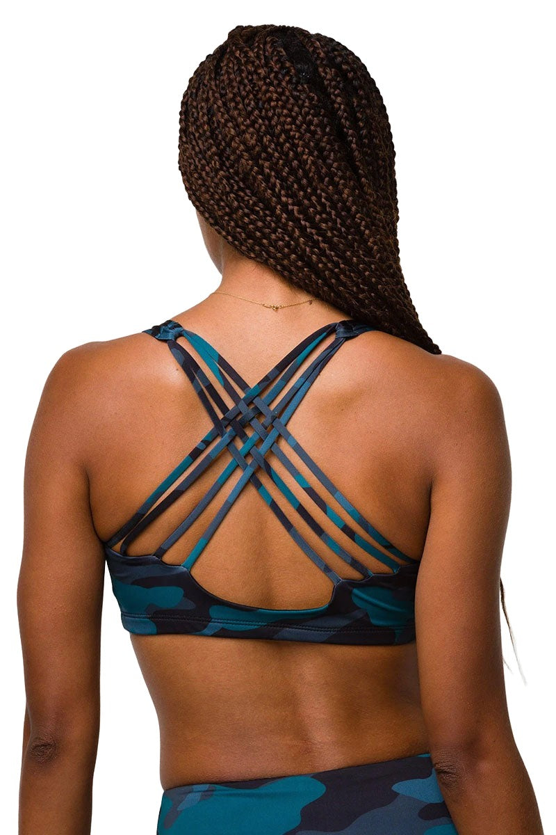 Onzie Hot Yoga Chic Bra 354 - Disguised - Back View