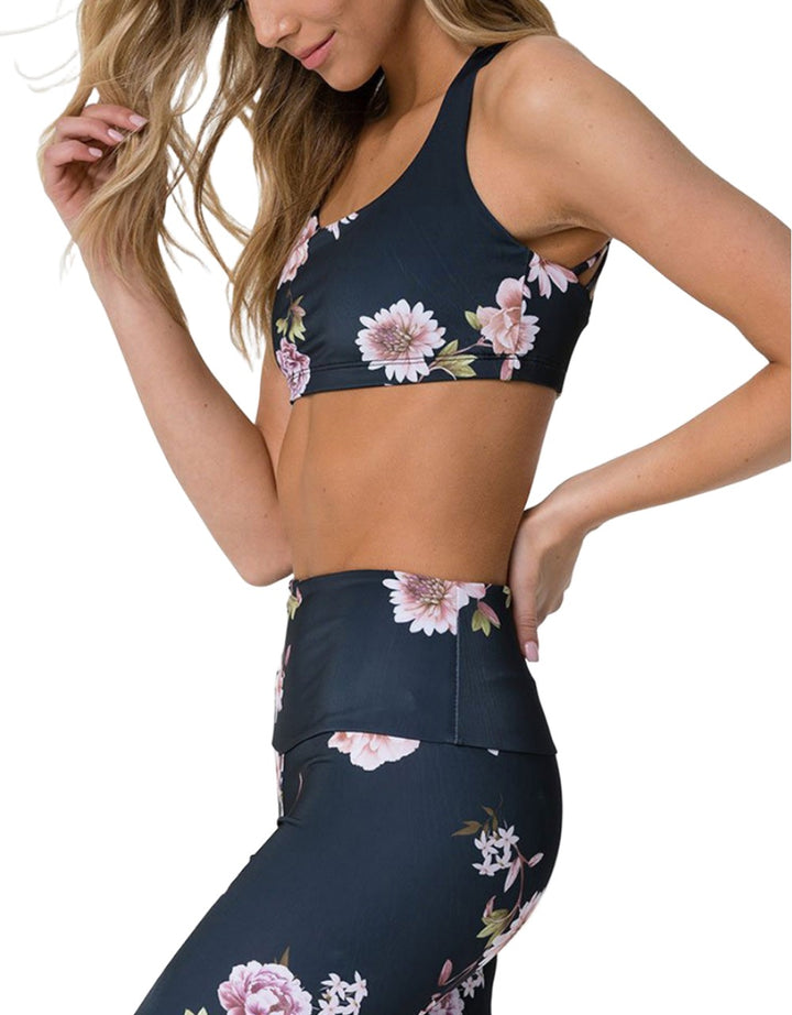 Onzie Hot Yoga Chic Bra 354 - Jazmine - Side View