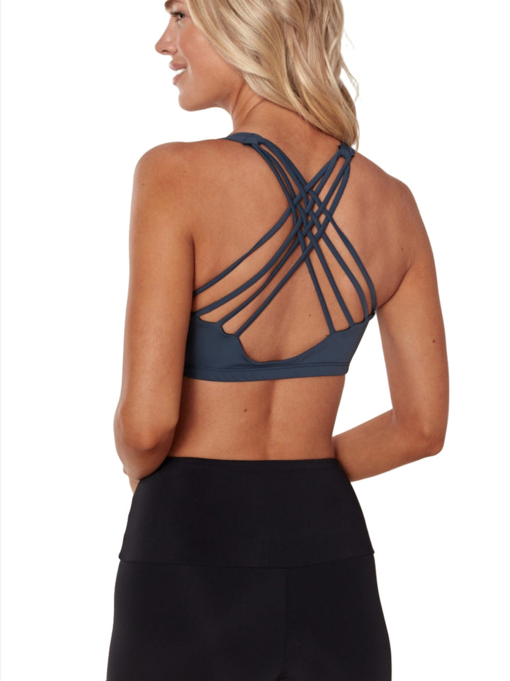 onzie hot yoga chic bra - wise wolf
