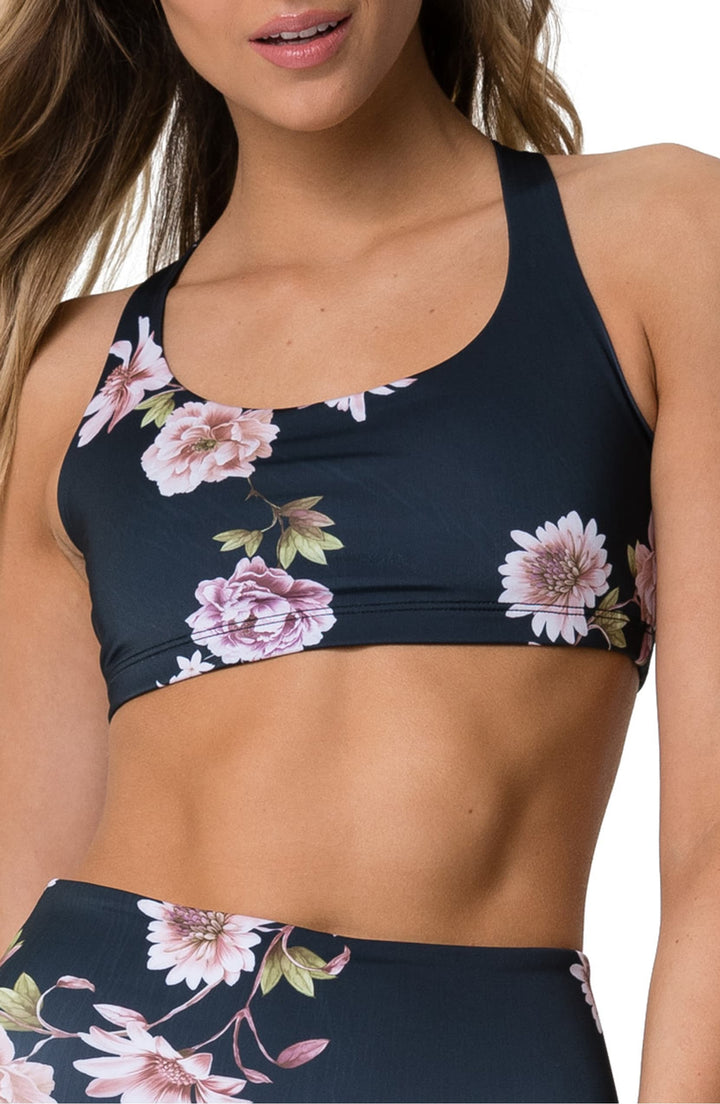 Onzie Hot Yoga Chic Bra 354 - Jazmine - Rear View