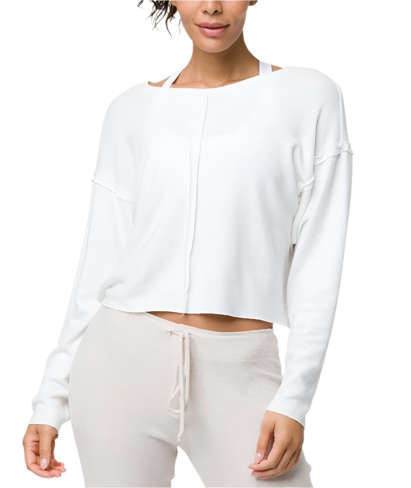 Onzie Flow Weekend Pullover - Heather Grey - Front View