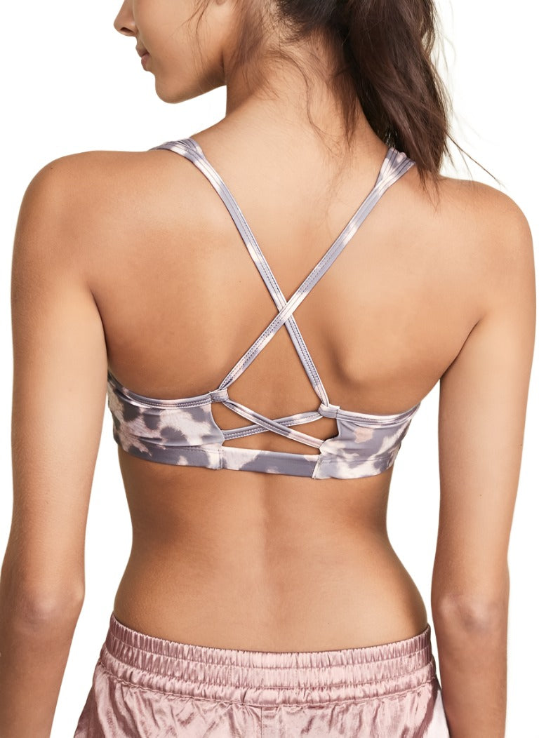 Onzie Hot Yoga Bridge Bra 3731 - Midnight Camo - rear view