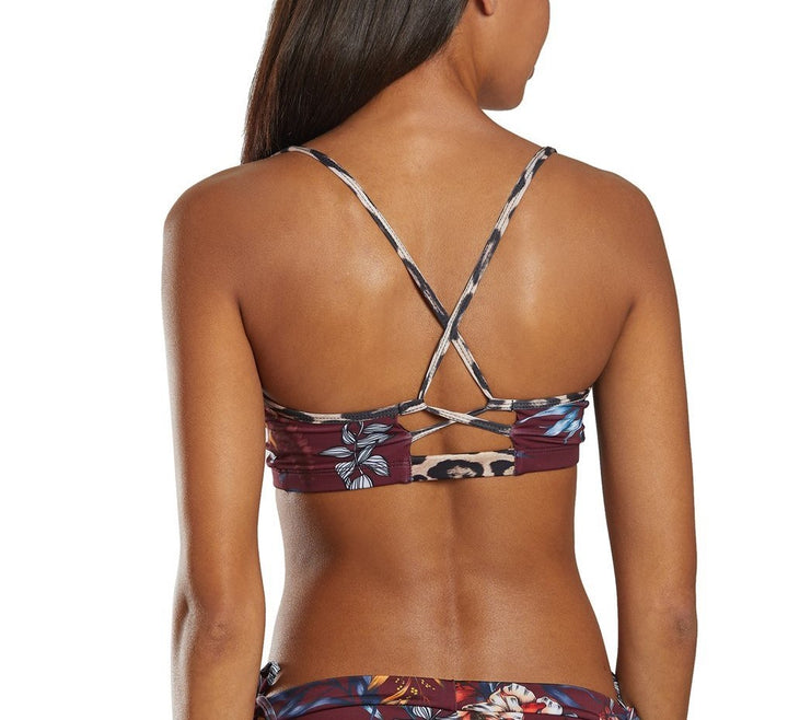 Onzie Hot Yoga Bridge Bra 3731 - Majestic - rear view