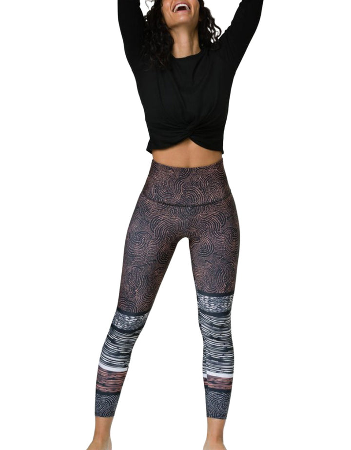 Onzie Long Sleeve Twirl Top 3743 - Black - front alt view 1