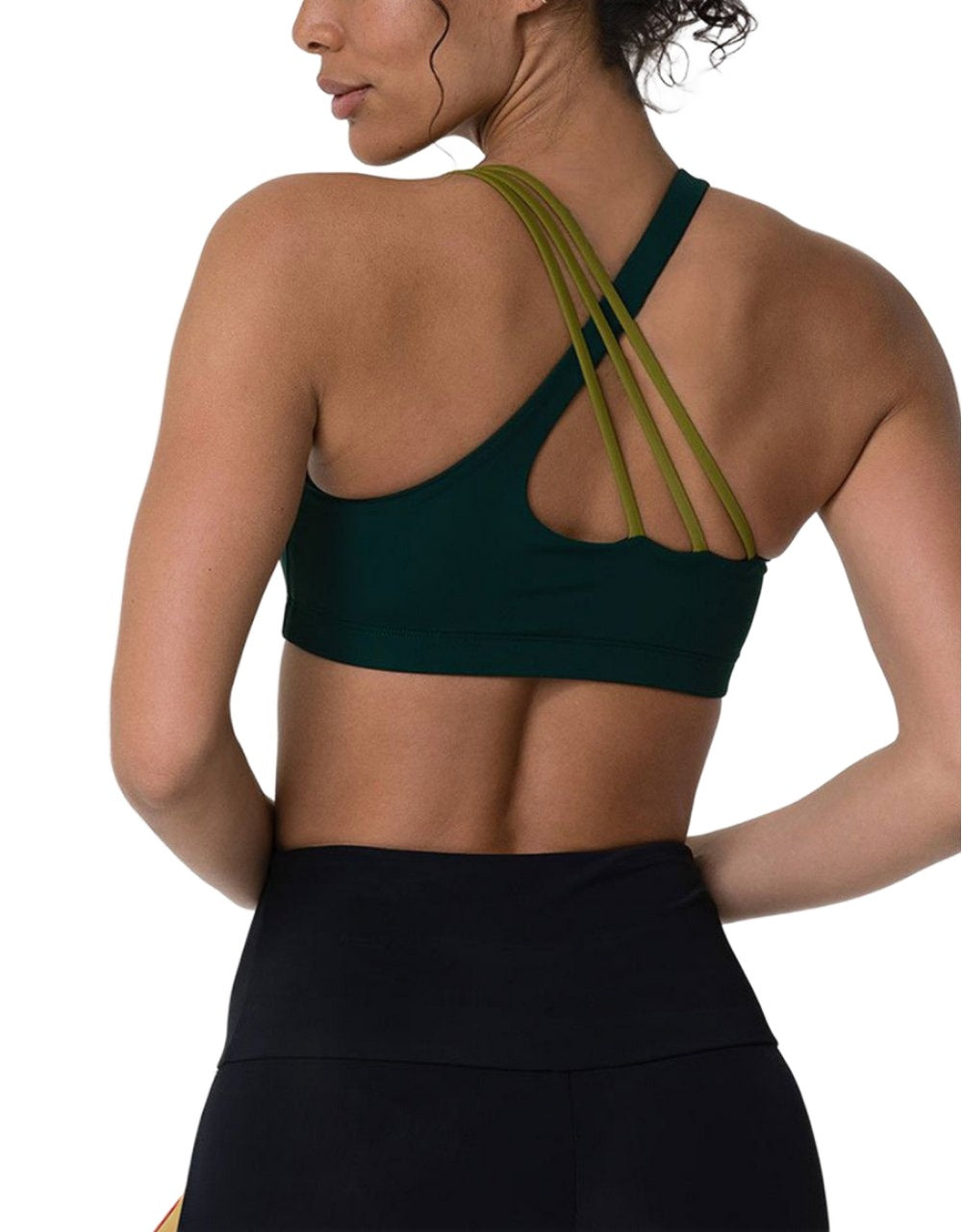 Onzie Hot Yoga Aerial Bra 3752 - Alpine - rear view