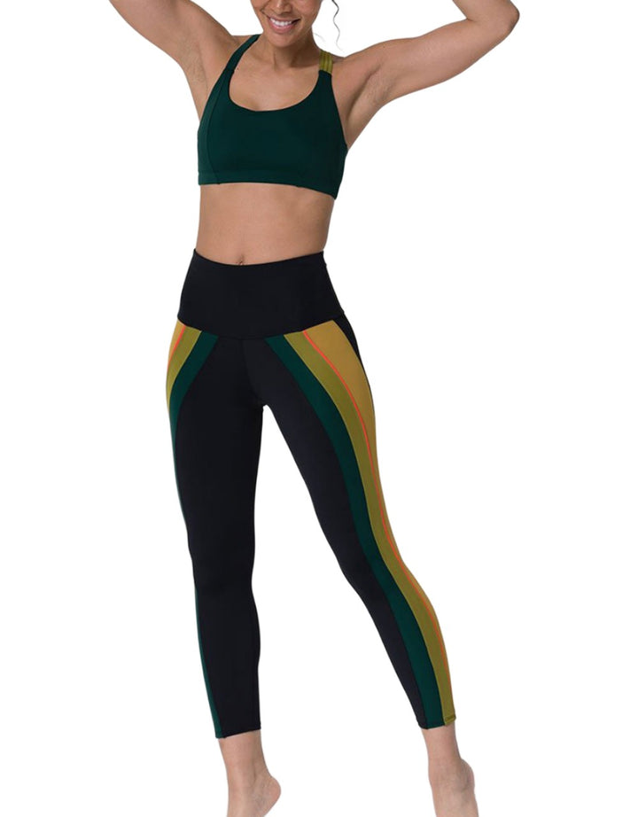 Onzie Hot Yoga Aerial Bra 3752 - Alpine - front alt view