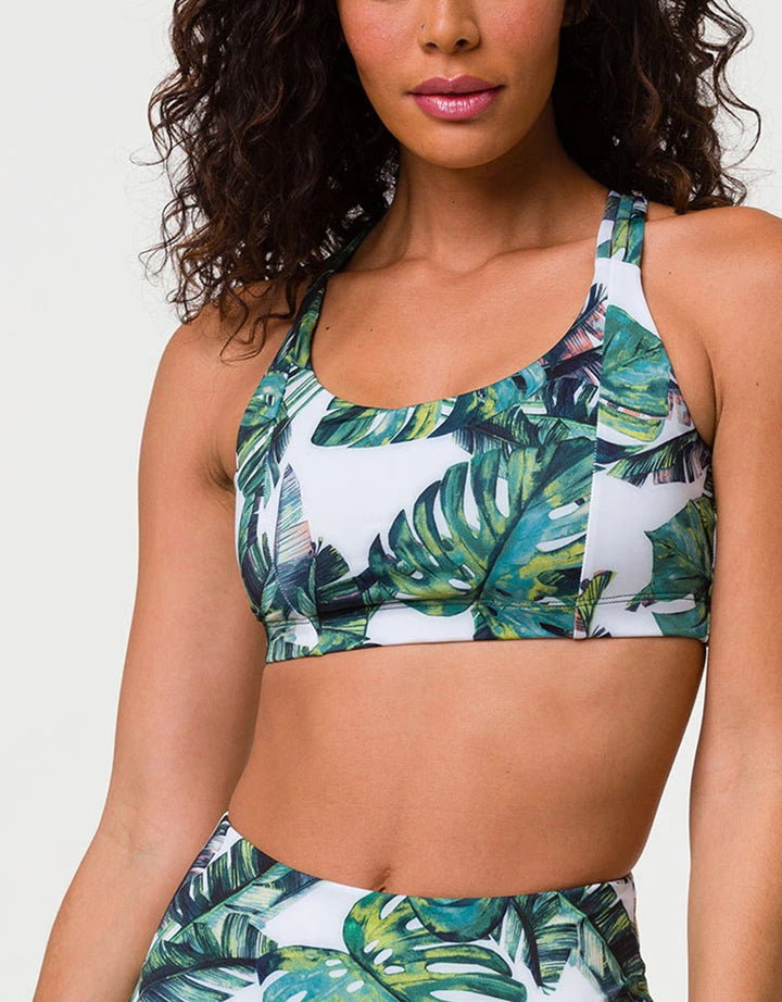 Onzie Hot Yoga Aerial Bra 3752 - Tropics - front view