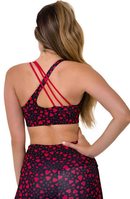 Onzie Hot Yoga Aerial Bra 3752 - Swoon - rear view