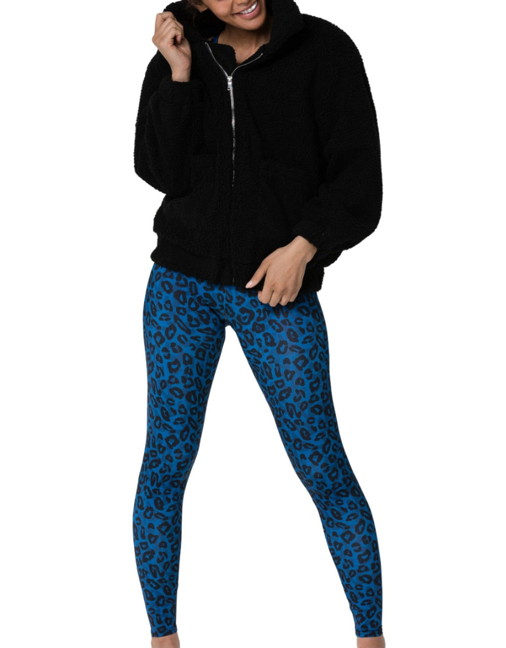 Onzie Teddy Jacket 3755 - Black - front alt view