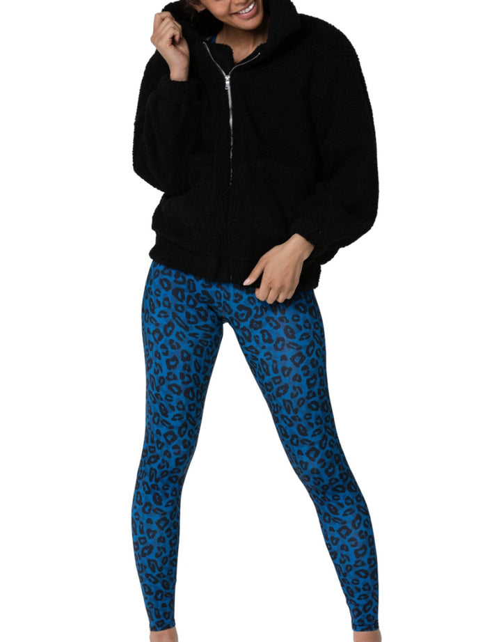 Onzie Teddy Jacket 3755 - Black - front alt view