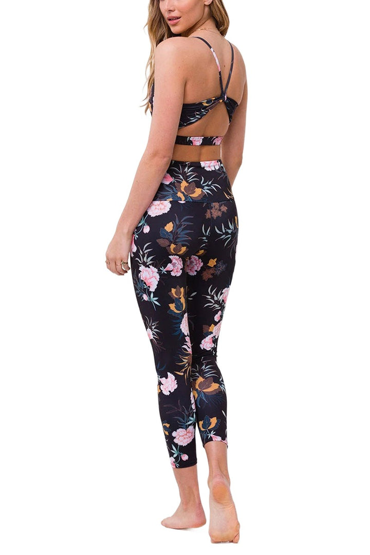 Onzie Flow Yoga Bow Bra 3759 - Kiku - rear view