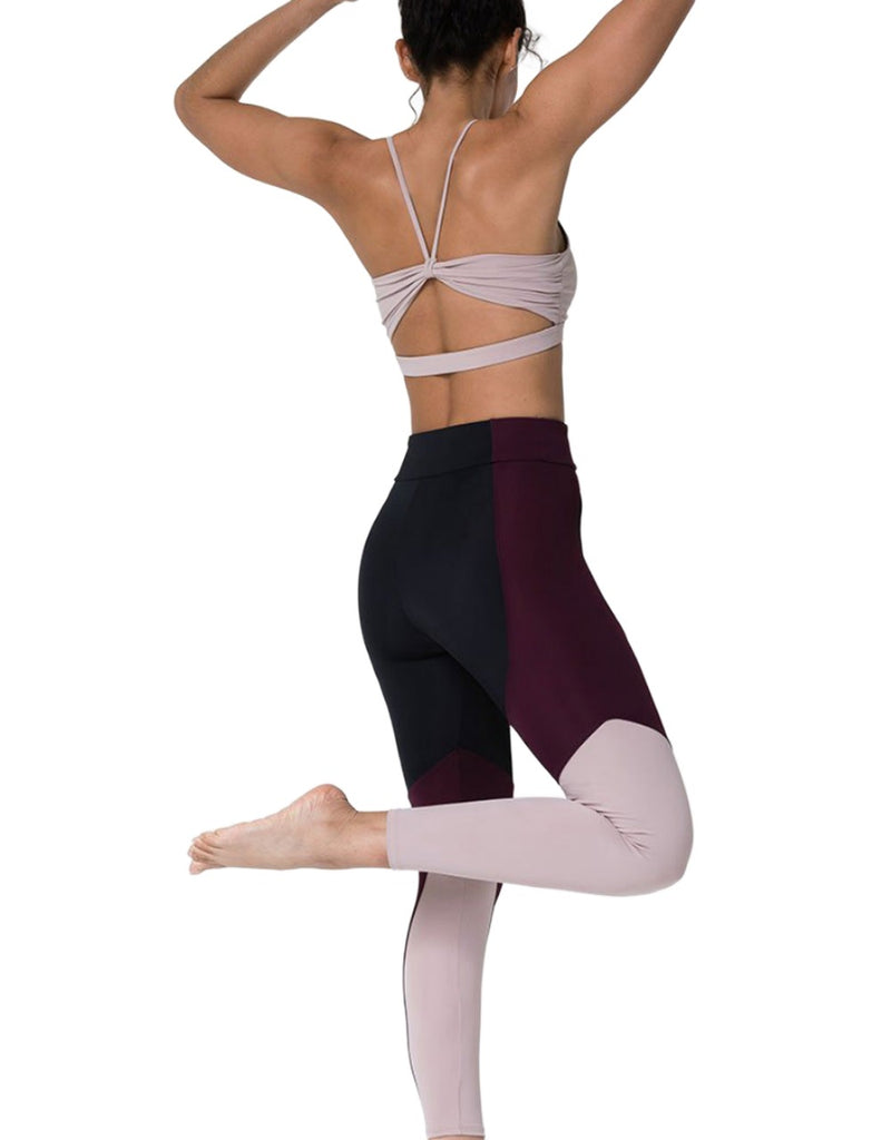Onzie Flow Yoga Bow Bra 3759 - Woodrose - front  alt view