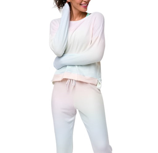 Onzie Flow High Low Sweatshirt 3767 - Dreamsicle - front view