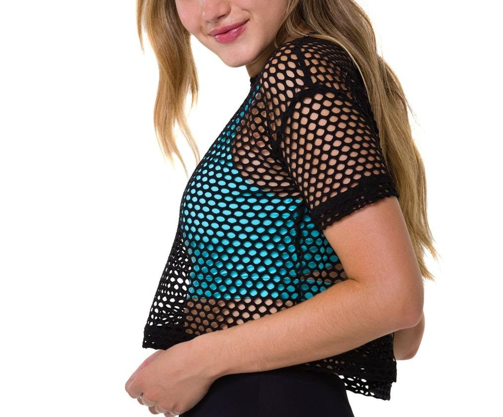 Onzie Flow Training Top 3768 - Black - side view