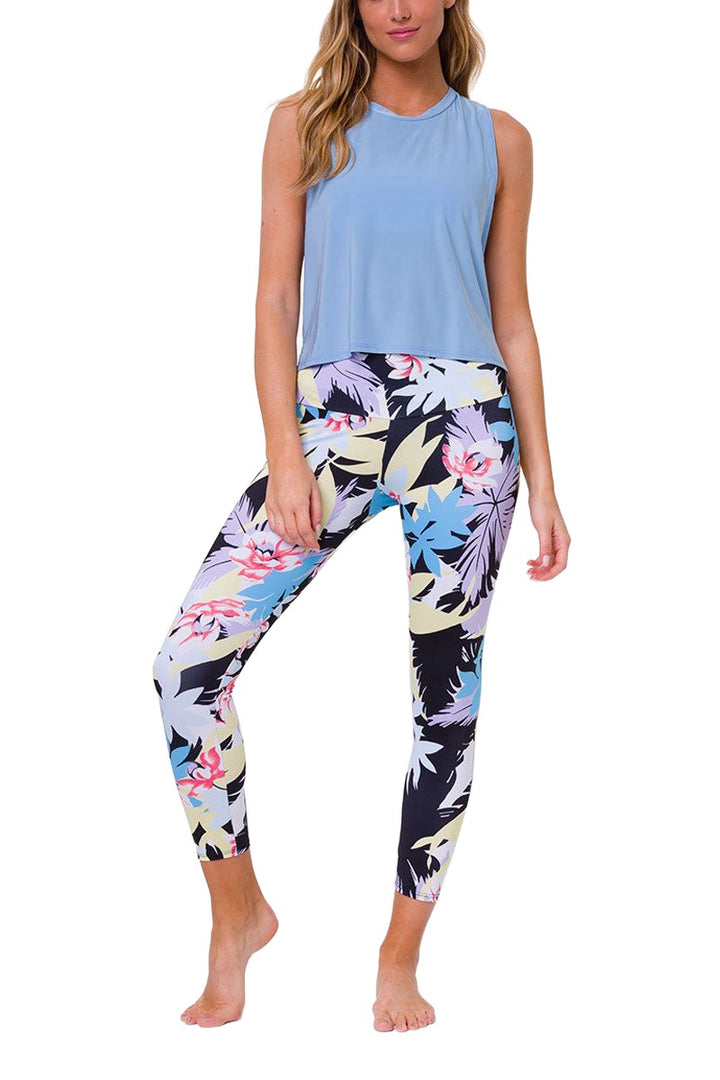 Onzie Flow Tempo Tank 3769 - Light Blue - front alt view