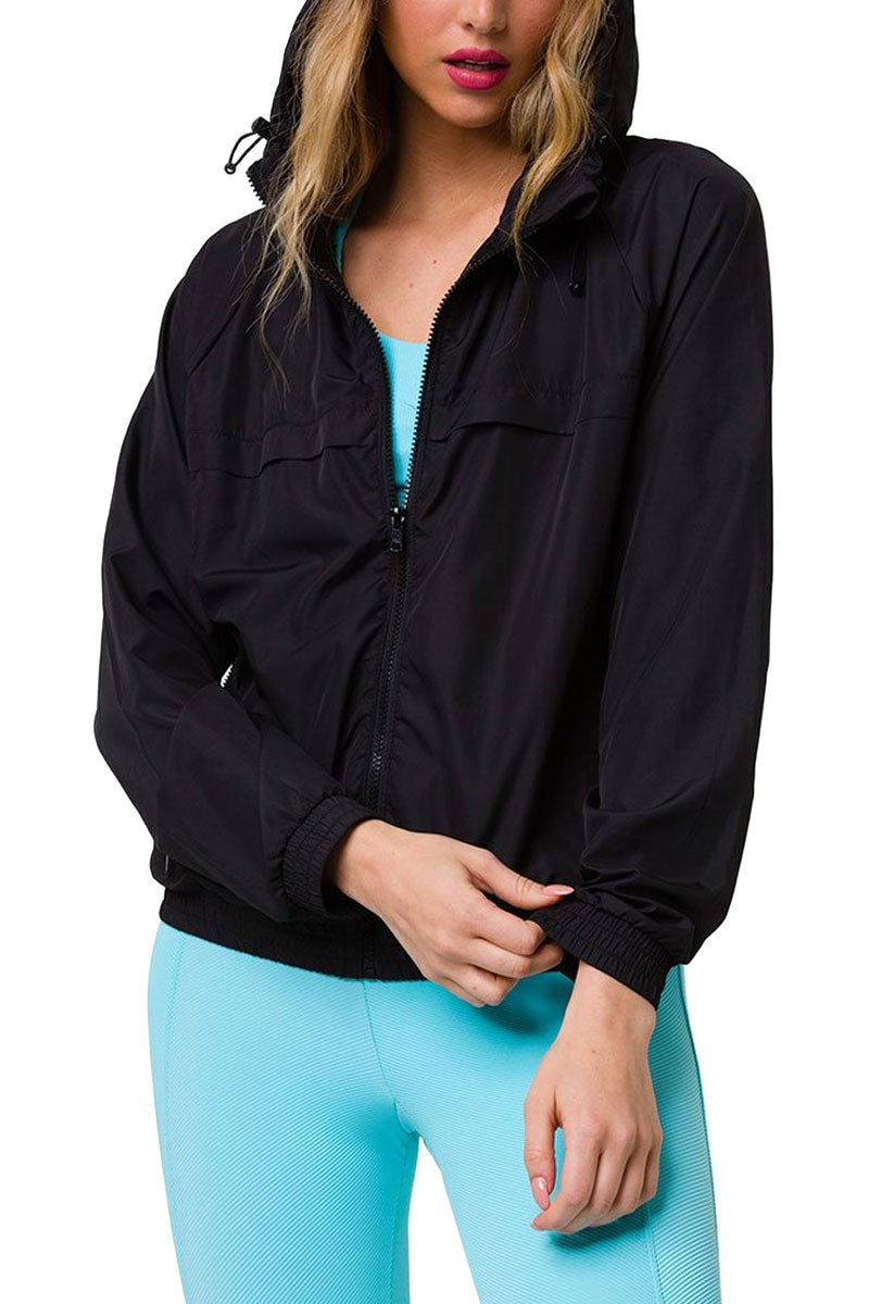 Onzie Breakaway Zip Jacket 3772 - Black - front alt  view