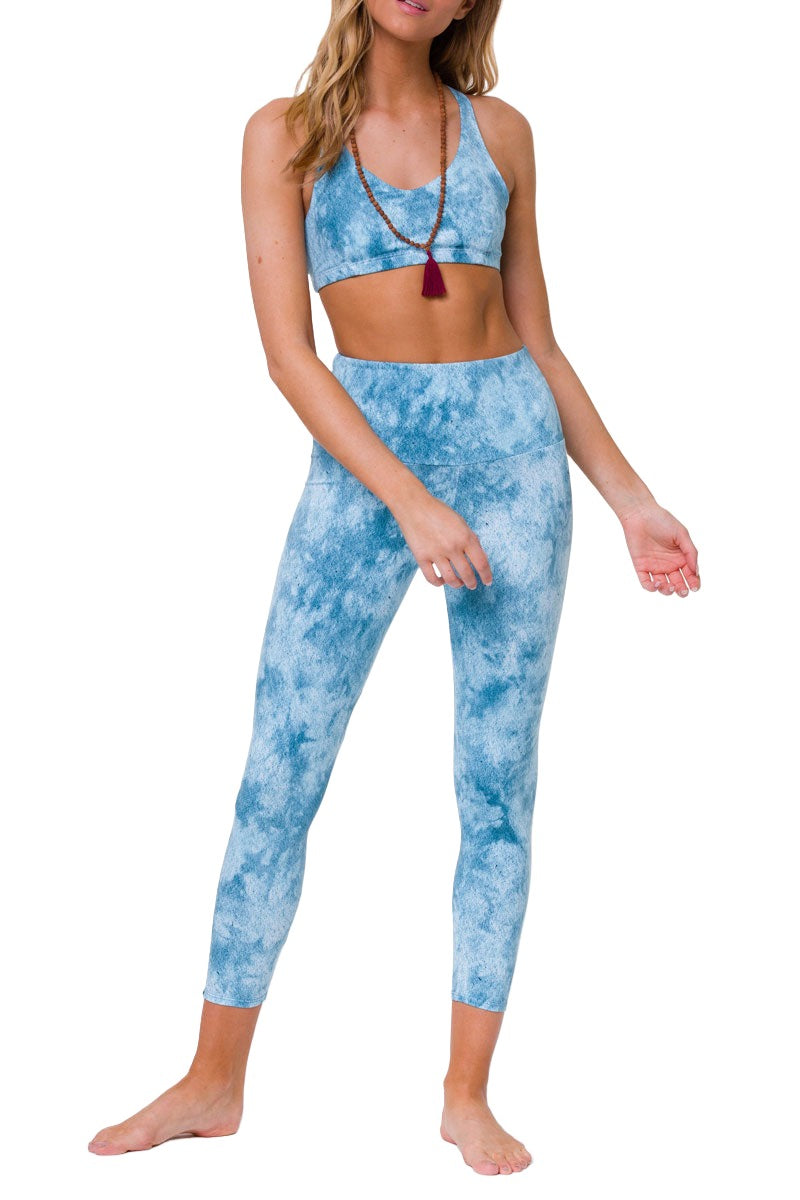 Sustainable Soul Racerback Bra Top 3775 - Water - front alt view