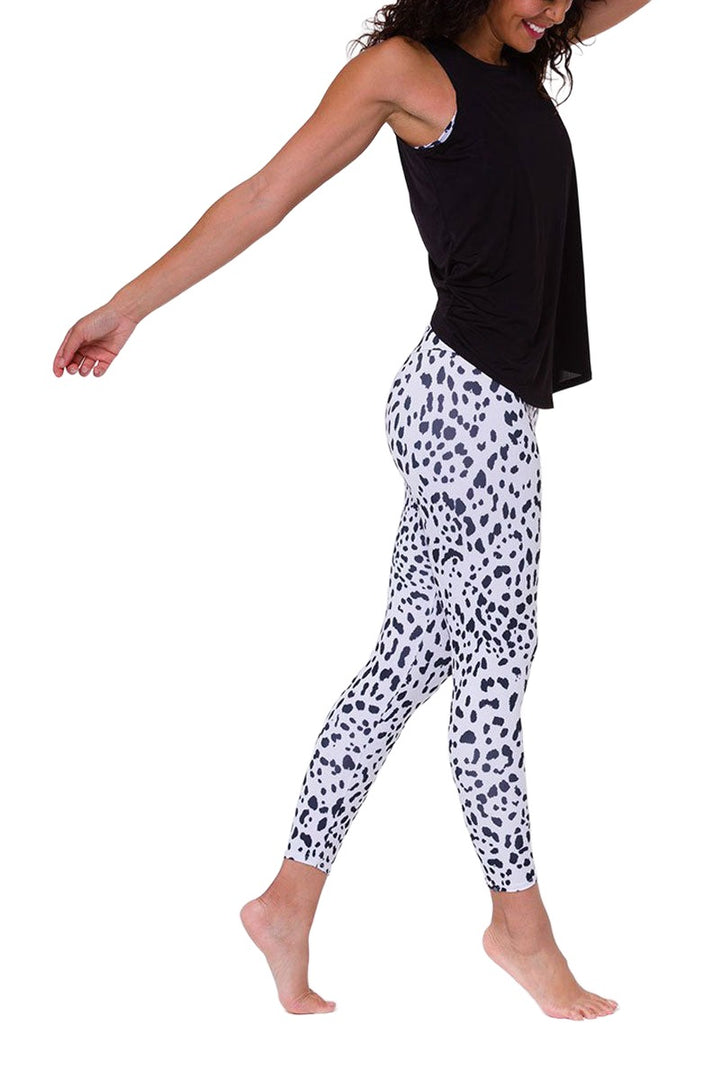 Onzie Flow Yoga Twisted Tank Top 3777 - Black  - side alt view