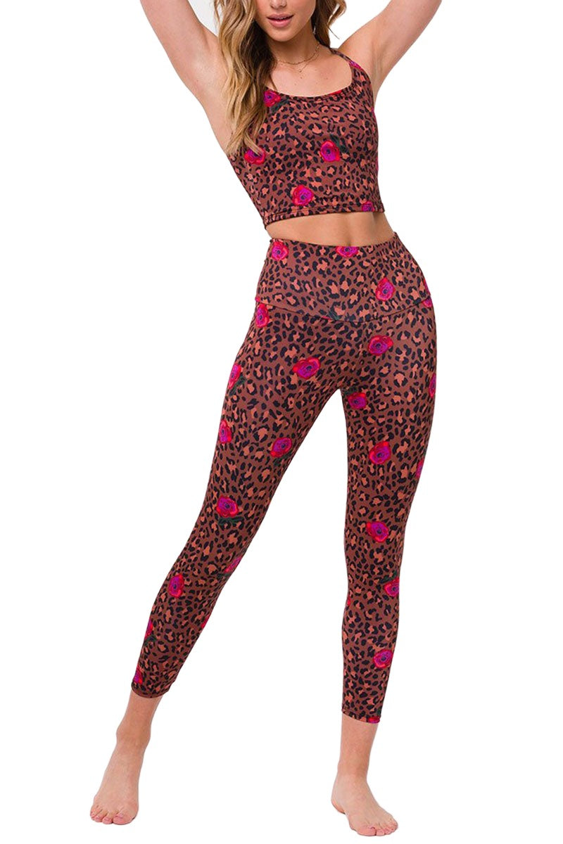 Onzie Flow Belle Cami Crop Top 3778 Printed - Pretty Wild - front alt view 1