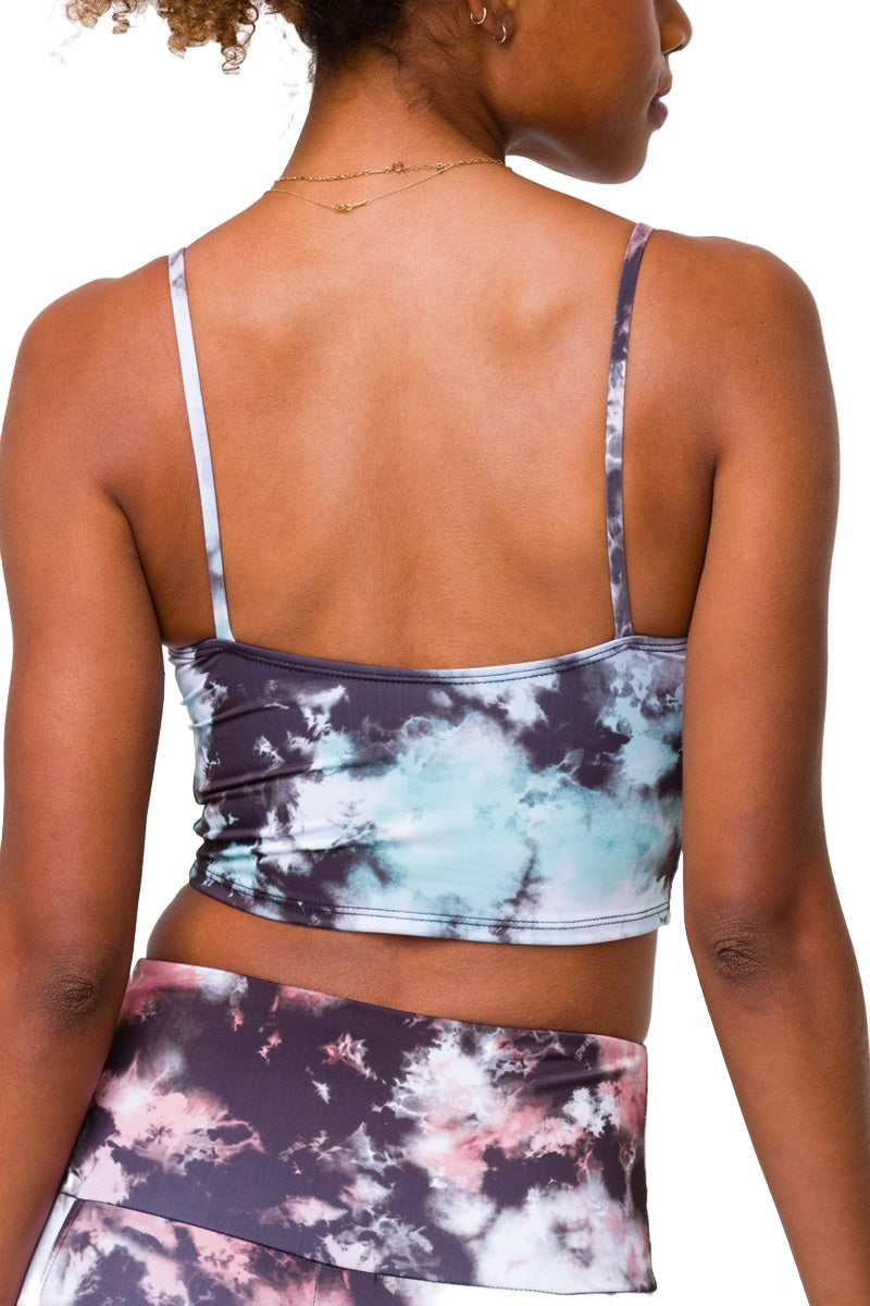 Onzie Flow Belle Cami Crop Top 3778 - True Romance - Back View