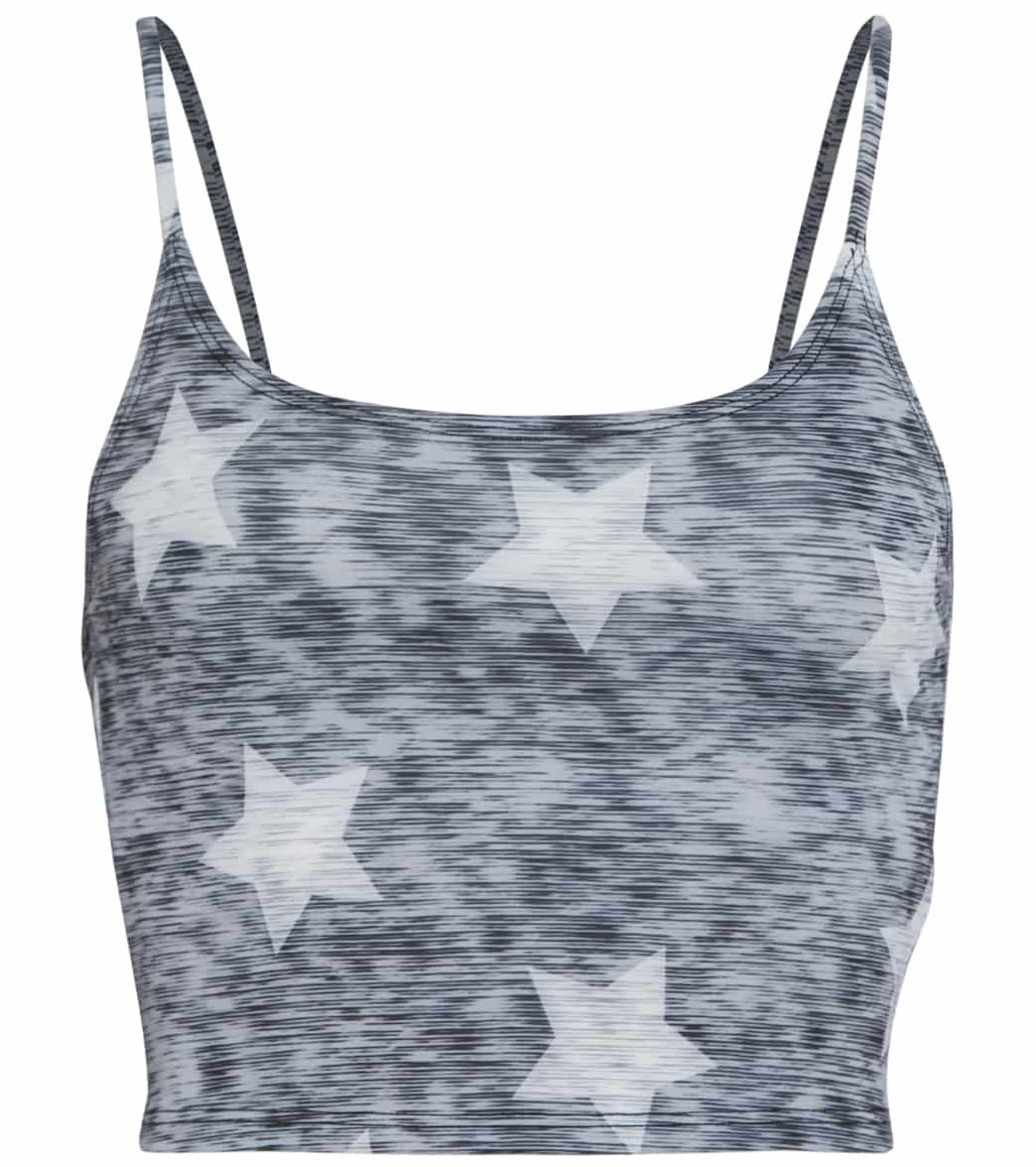 Onzie Flow Belle Cami Crop Top 3778 Printed - Stars - front view