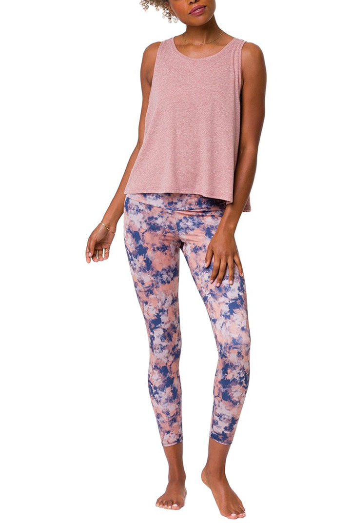 Onzie Flow Yoga Vintage Tank Top 3780 - Fawn - Full View