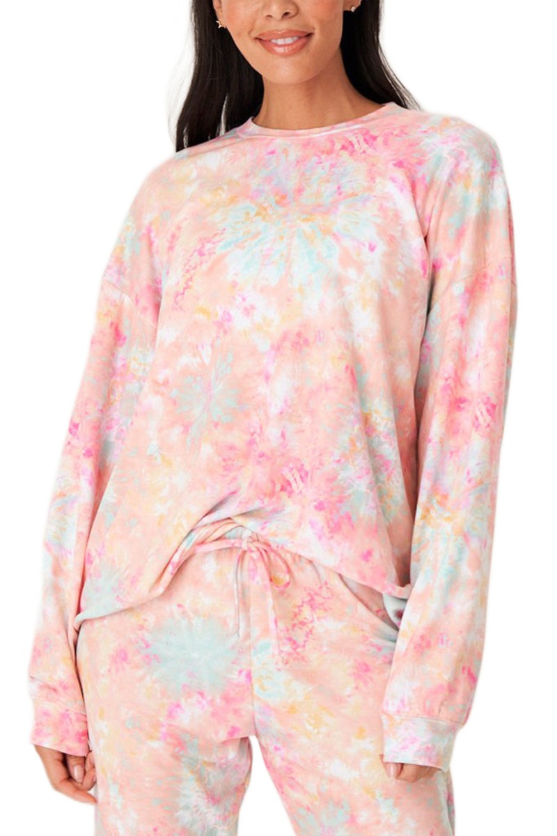Onzie Boyfriend Sweatshirt 3792 - Roses All Day - Front View