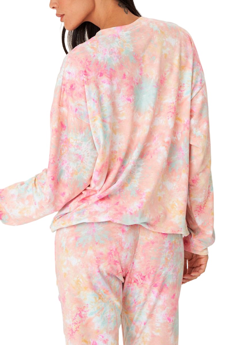 Onzie Boyfriend Sweatshirt 3792 - Roses All Day - Back View