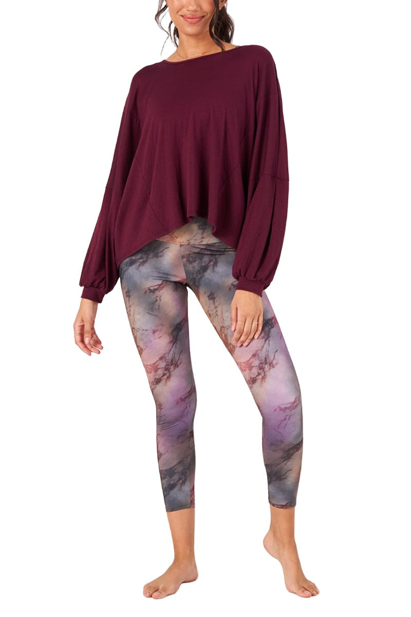 Onzie OM Top 3800 - Fig - Full Front View